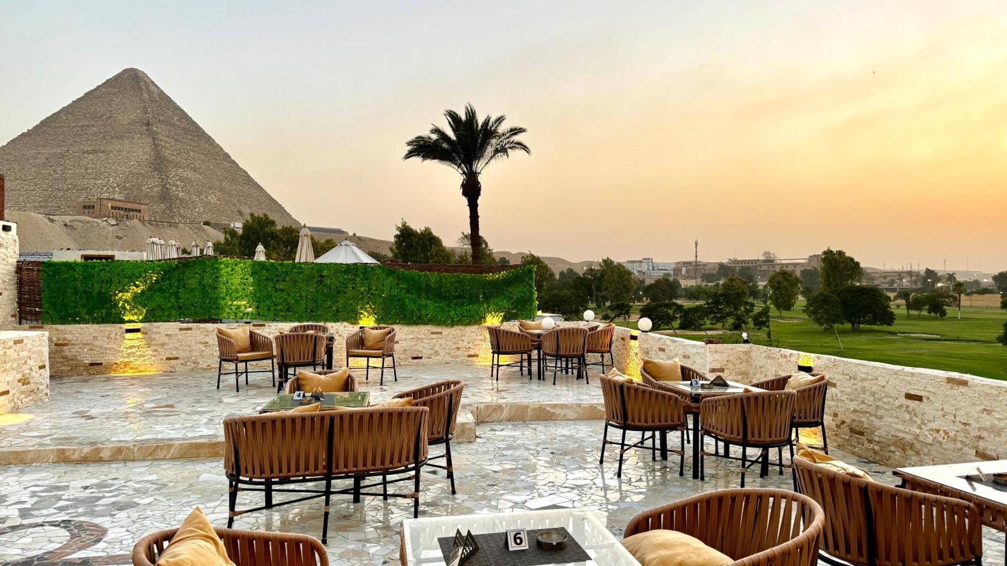 Hotel Golf Pyramids View à Kafret el-Gabal Extérieur photo
